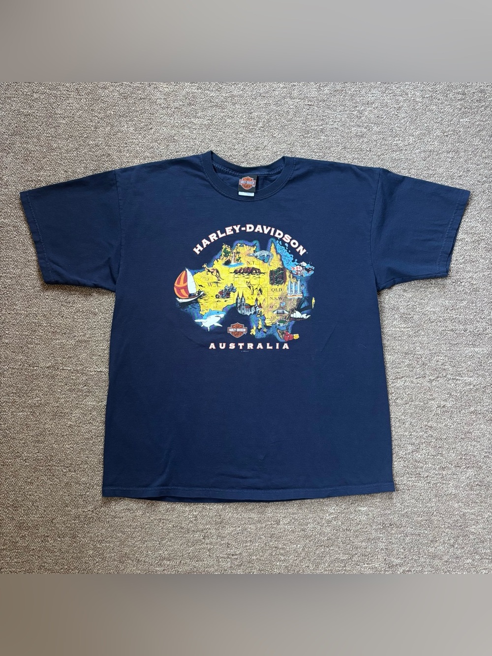 Vintage Harley Davidson Australia Shirt Size XL